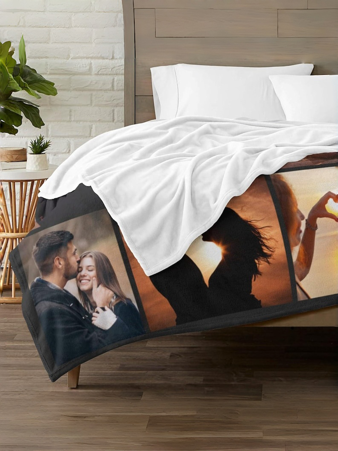 Personalized Name Photo Blanket—A Custom Gift for Baby Girls, Moms, and Dads